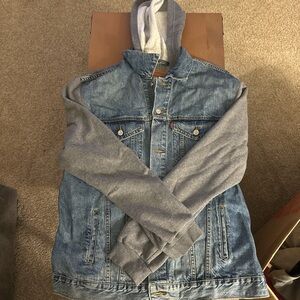 Levi’s Denim jacket with hoodie